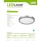 Feit Electric Feit EDGELIT 1.1 in. H X 13.1 in. W X 13.1 in. L Nickel White LED Flat Panel Light Fixture FP13/4WY/NK - alternate 4